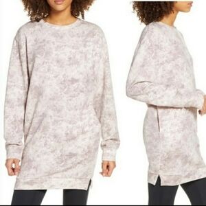 ZELLA Weekend Tunic Sweatshirt Longline Oversized Athleisure Sz M